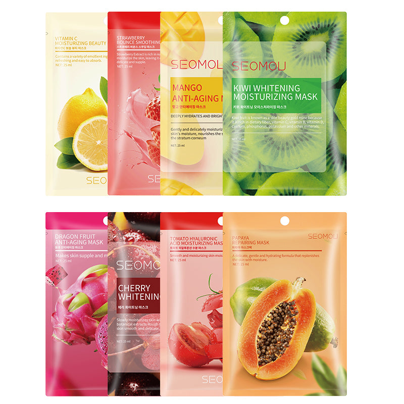 S&G Blend Vitamin C Sheet Mask 10 Pack - Brightening for Dull Skin