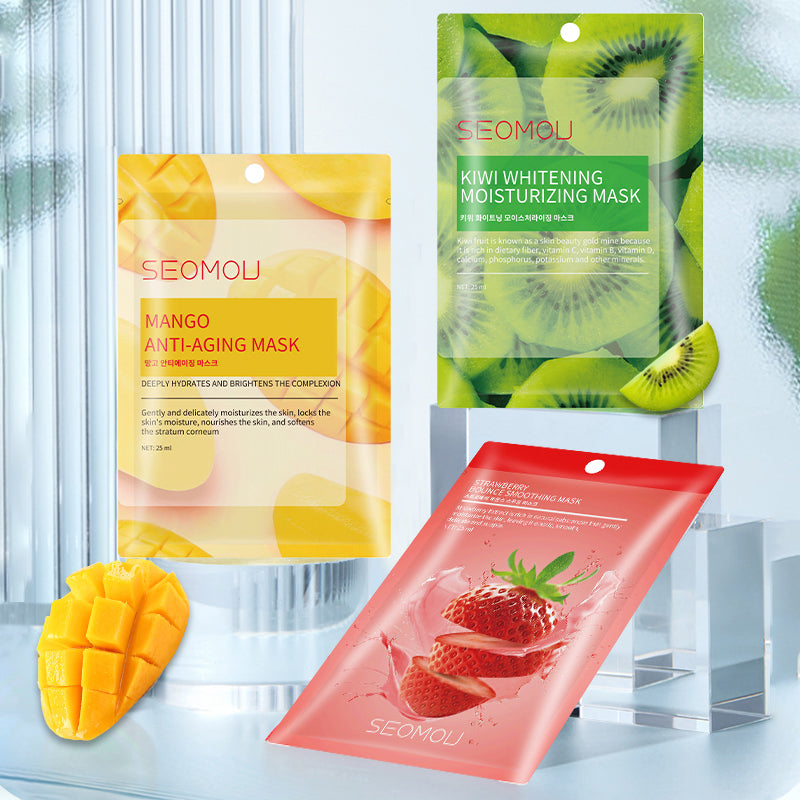 S&G Blend Vitamin C Sheet Mask 10 Pack - Brightening for Dull Skin
