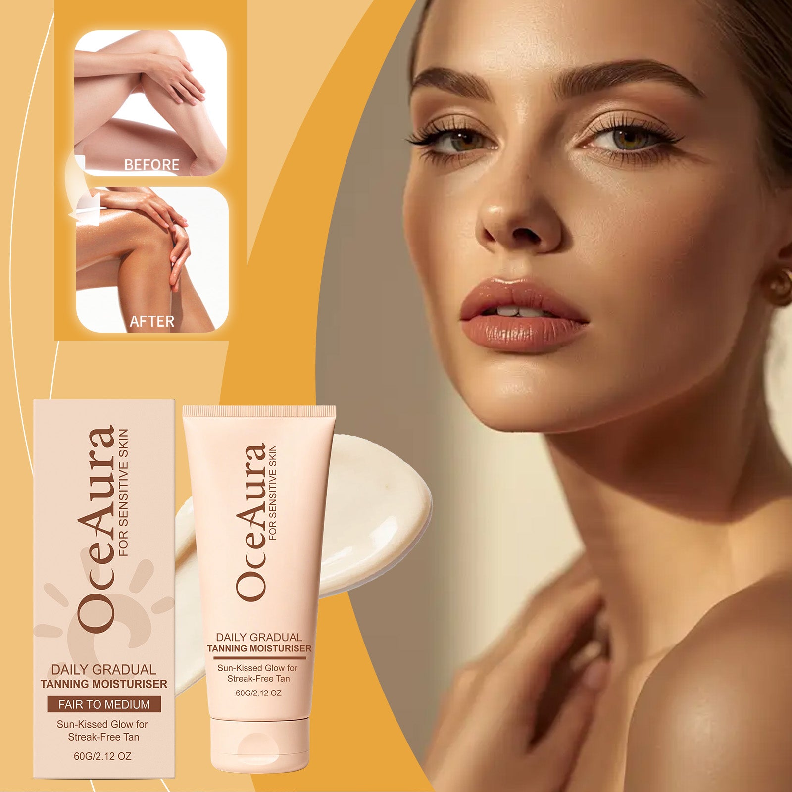 S&G Blend Tanning Lotion - Natural Glow Boost for Fair Skin NZ