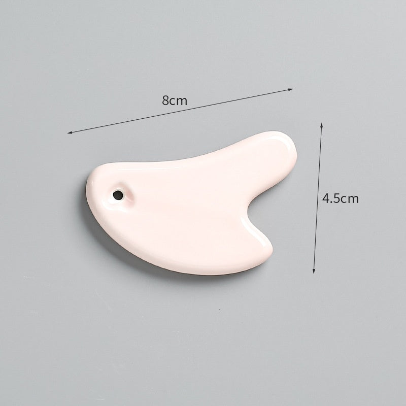 S&G Blend Ceramic Gua Sha Board - Sculpt & Lift Face at Home
