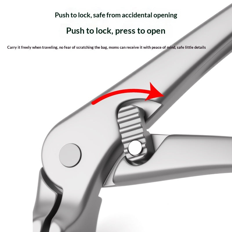 S&G Blend Curved Nail Clippers - Salon Precision with Safety Lock