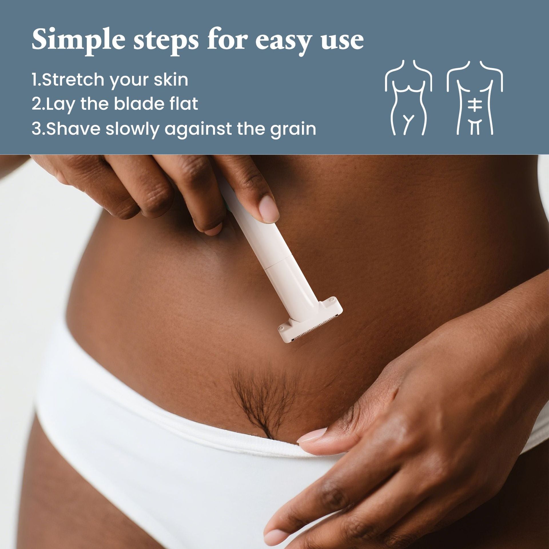 S&G Blend Hair Removal Device - Precise Wet & Dry Use for Men
