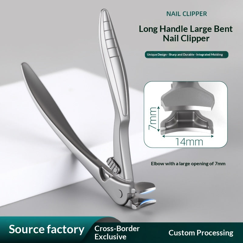 S&G Blend Curved Nail Clippers - Salon Precision with Safety Lock