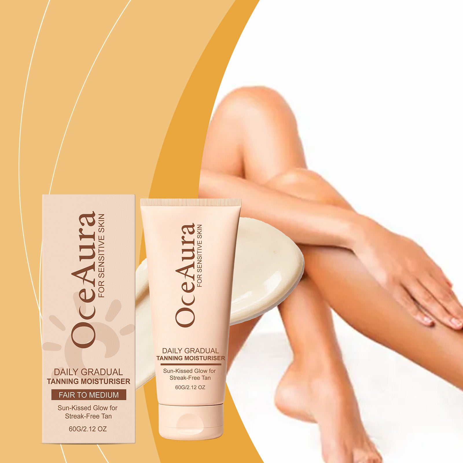 S&G Blend Tanning Lotion - Natural Glow Boost for Fair Skin NZ